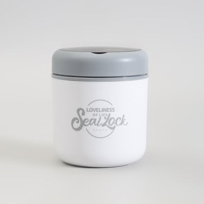 Insulated Large Lunch Box with Cutlery &amp; Transparent Lid- Assorted Colours!