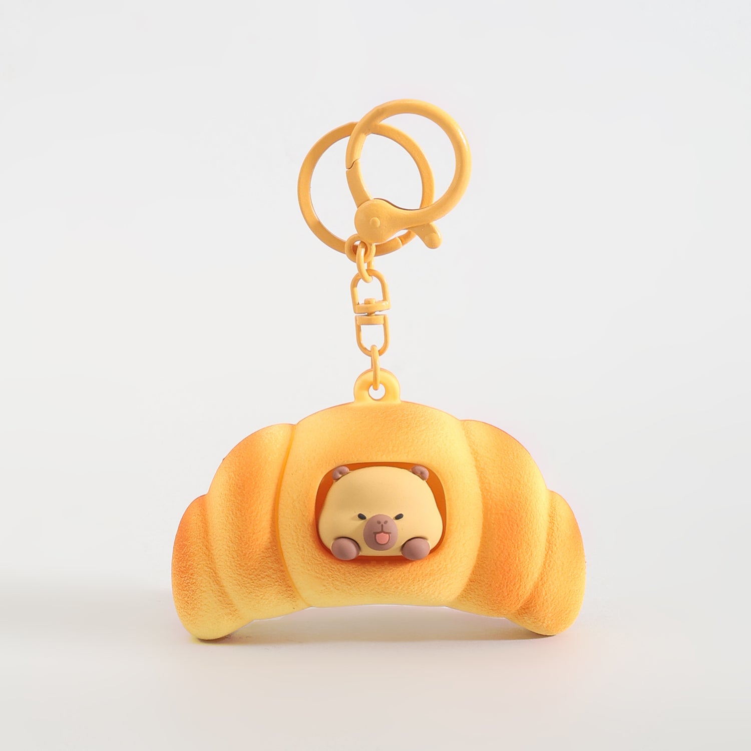 Bakery Series Keychain: Squeeze the Bread &amp; the Capybara Pops!: Assorted 4 Variants