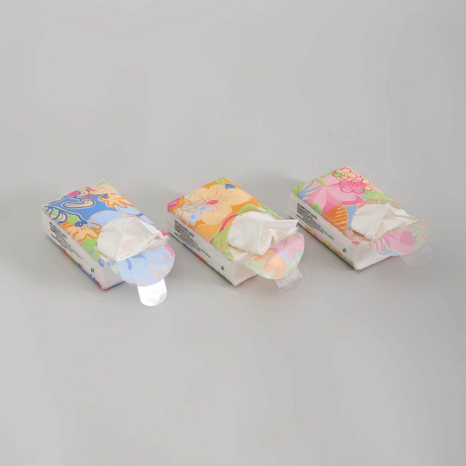Mumuso Printable Pocket Tissues- 18 Pack Set- Perfect for On-the- Go!