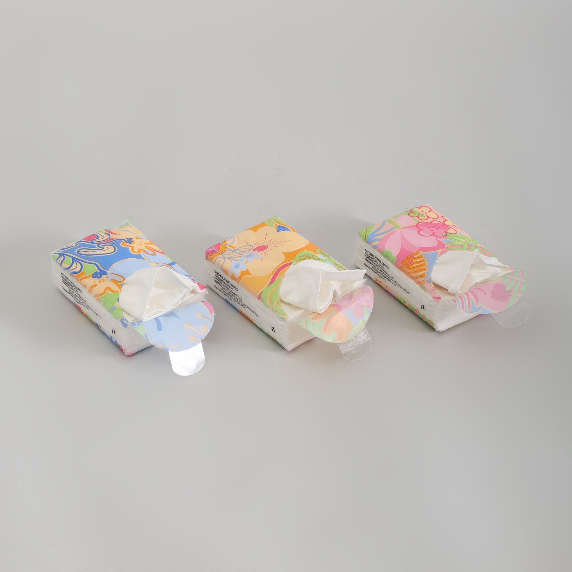 Mumuso Printable Pocket Tissues- 18 Pack Set- Perfect for On-the- Go!
