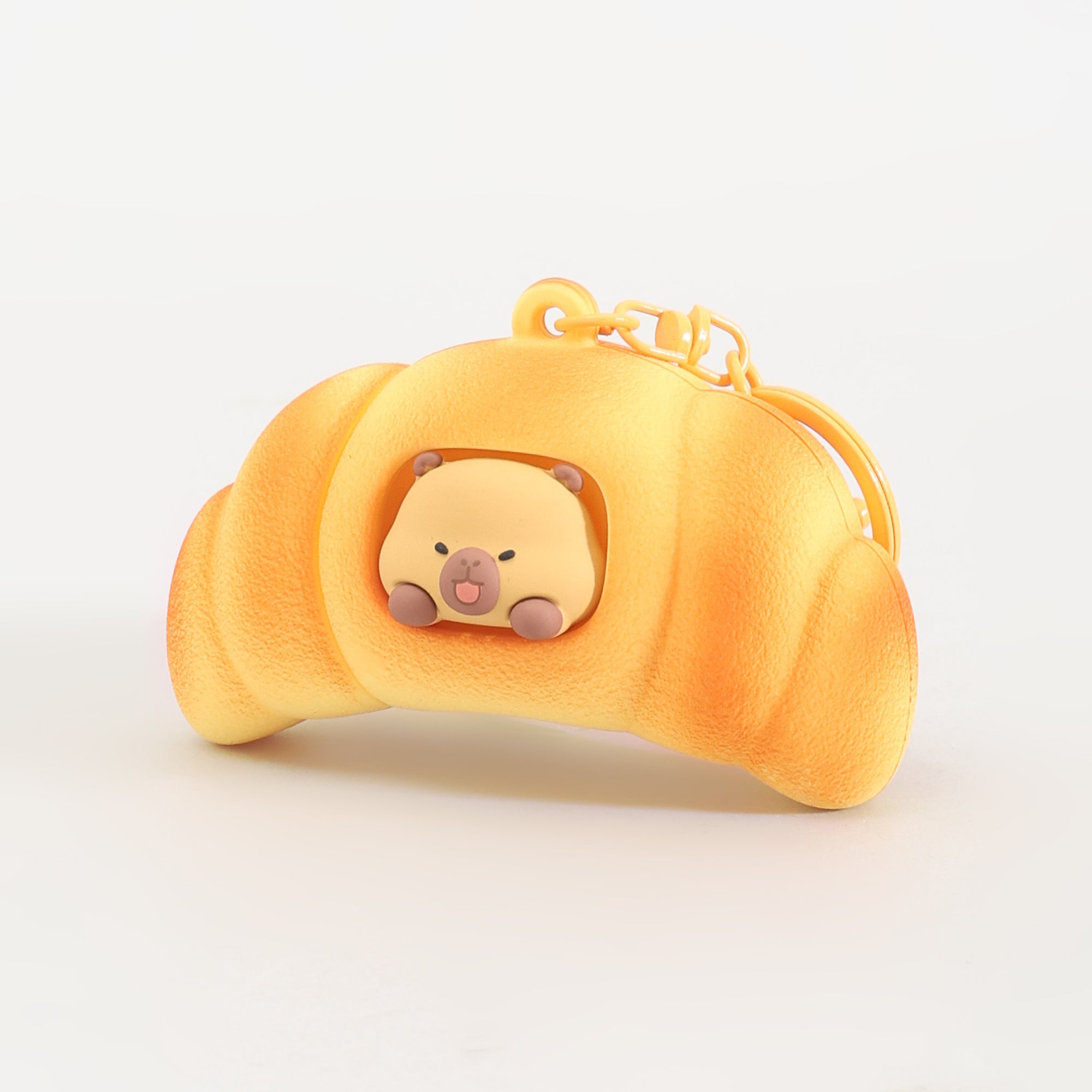 Bakery Series Keychain: Squeeze the Bread &amp; the Capybara Pops!: Assorted 4 Variants