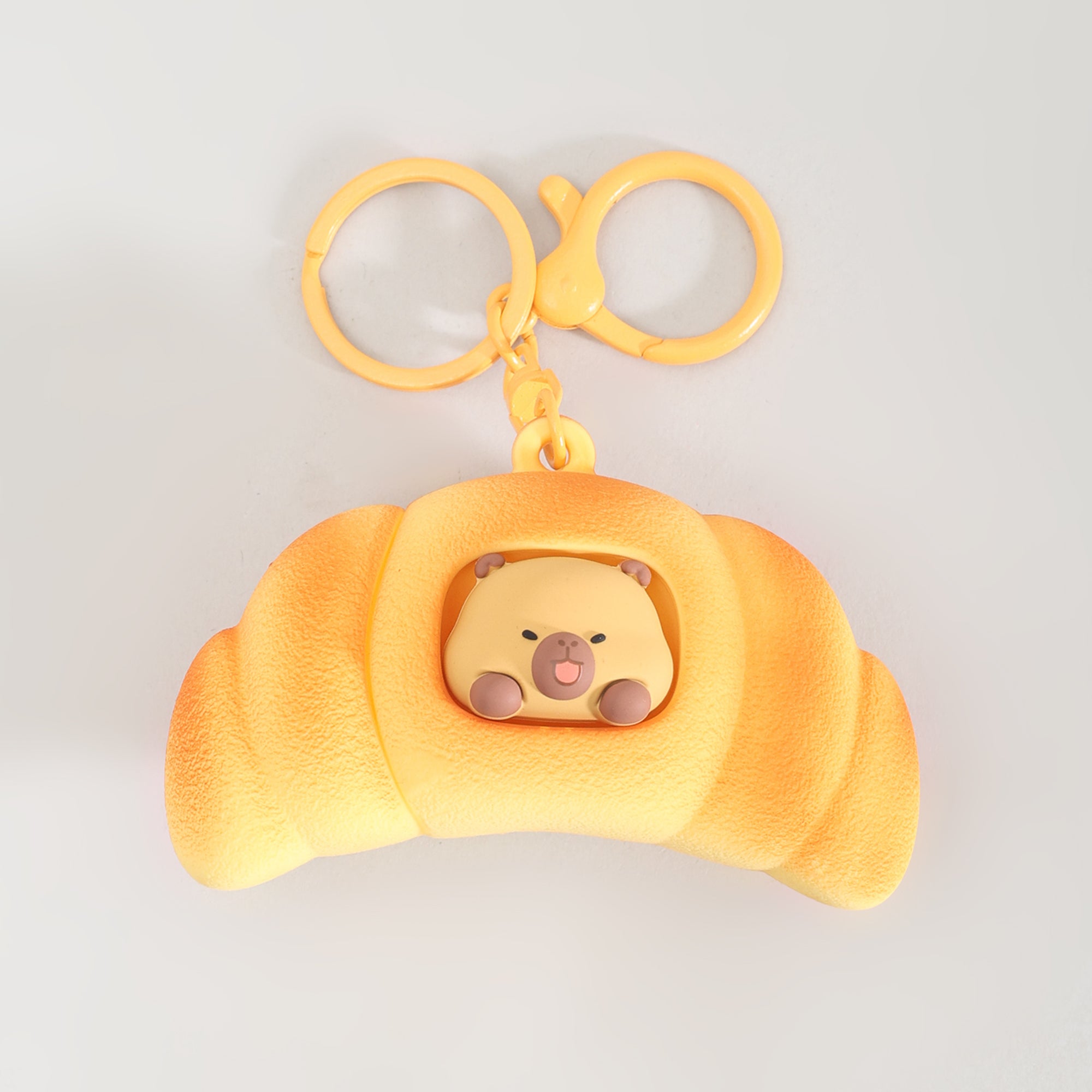 Bakery Series Keychain: Squeeze the Bread &amp; the Capybara Pops!: Assorted 4 Variants
