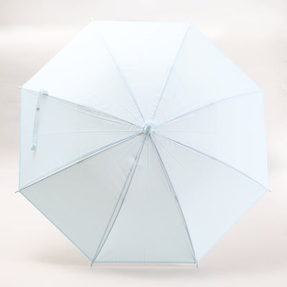 Fresh Pastel Blue Umbrella with J Handle