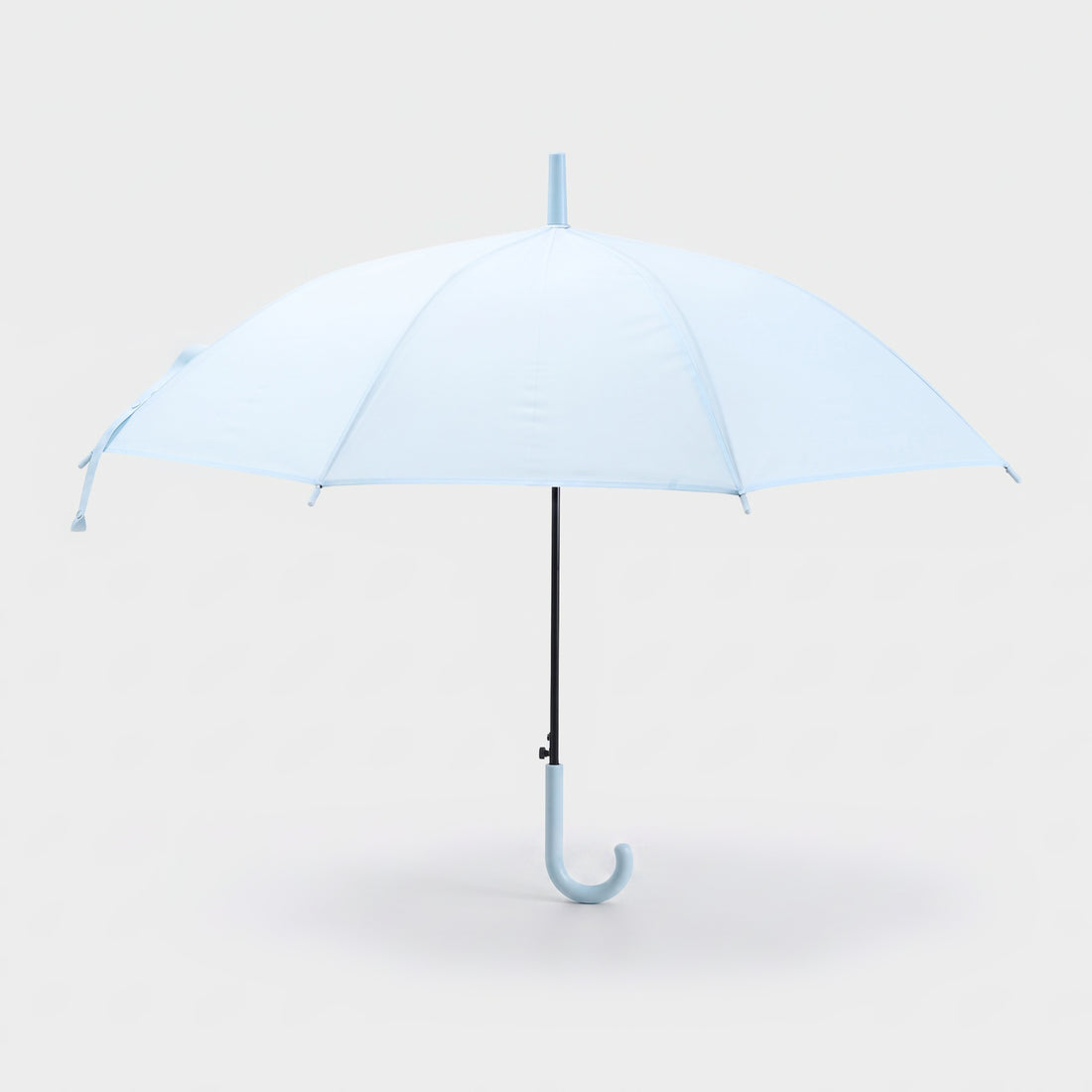 Fresh Pastel Blue Umbrella with J Handle