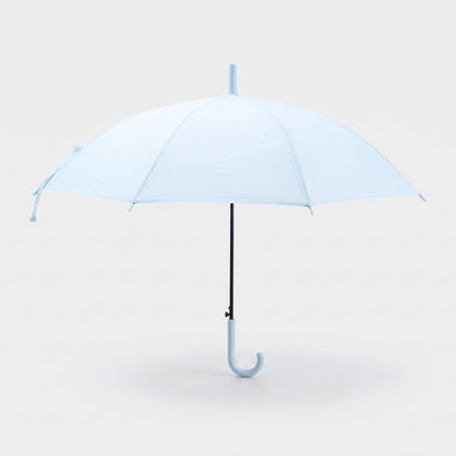 Fresh Pastel Blue Umbrella with J Handle