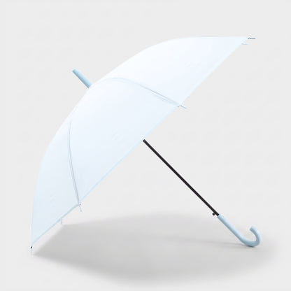 Fresh Pastel Blue Umbrella with J Handle