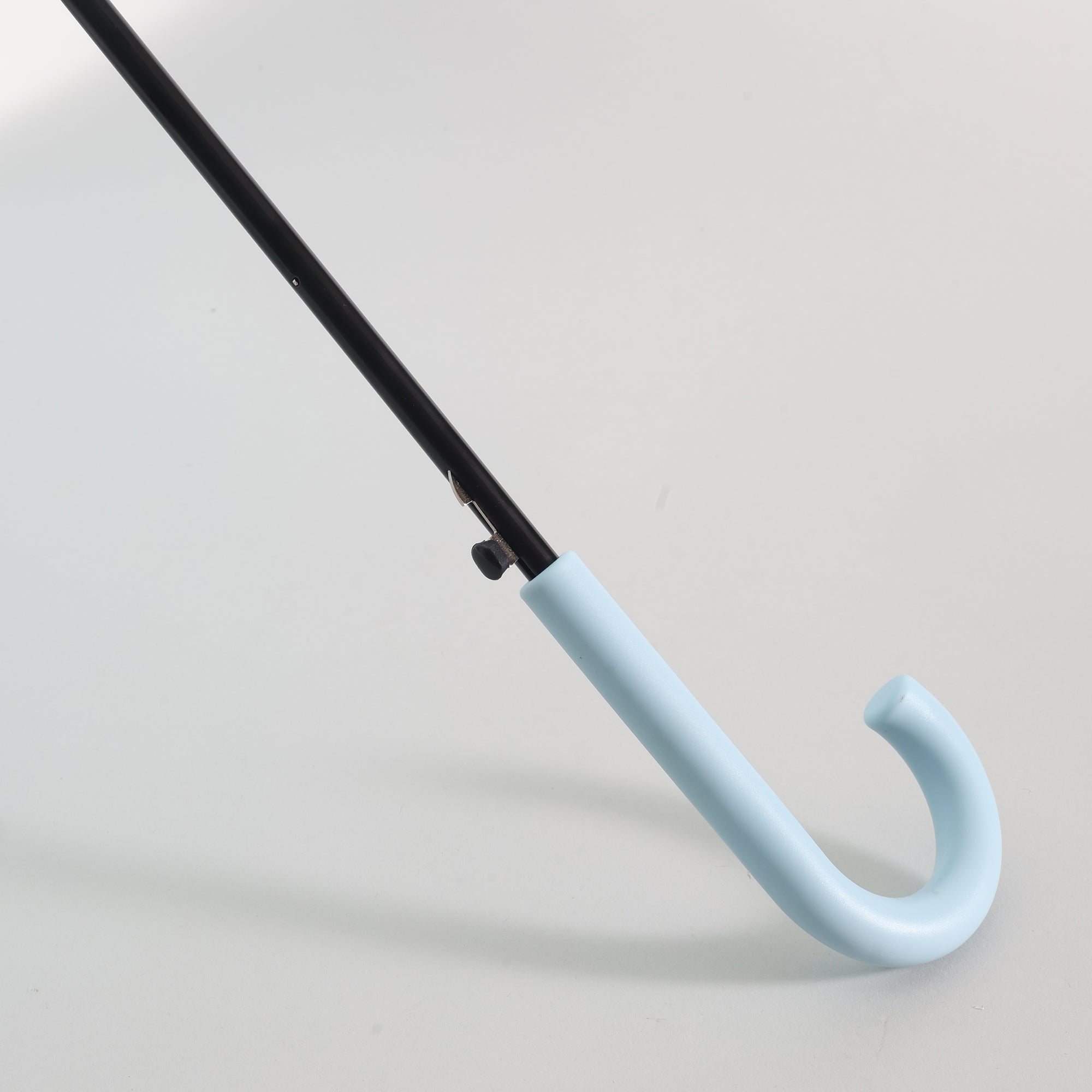 Fresh Pastel Blue Umbrella with J Handle
