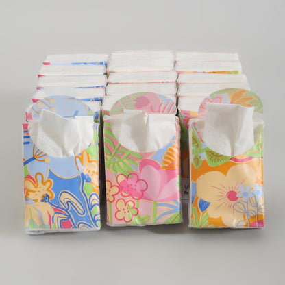 Mumuso Printable Pocket Tissues- 18 Pack Set- Perfect for On-the- Go!
