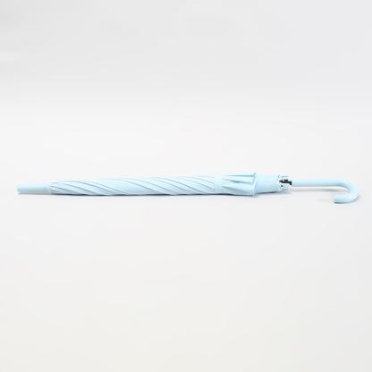 Fresh Pastel Blue Umbrella with J Handle