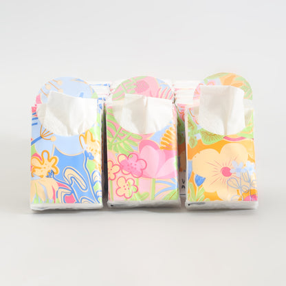 Mumuso Printable Pocket Tissues- 18 Pack Set- Perfect for On-the- Go!