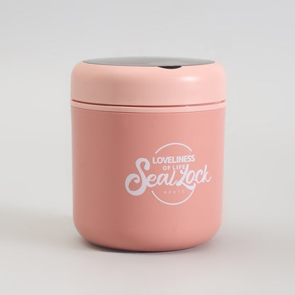 Insulated Large Lunch Box with Cutlery &amp; Transparent Lid- Assorted Colours!