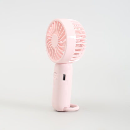 Mumuso Super Cute  Minimalist Pink Handheld USB Fan