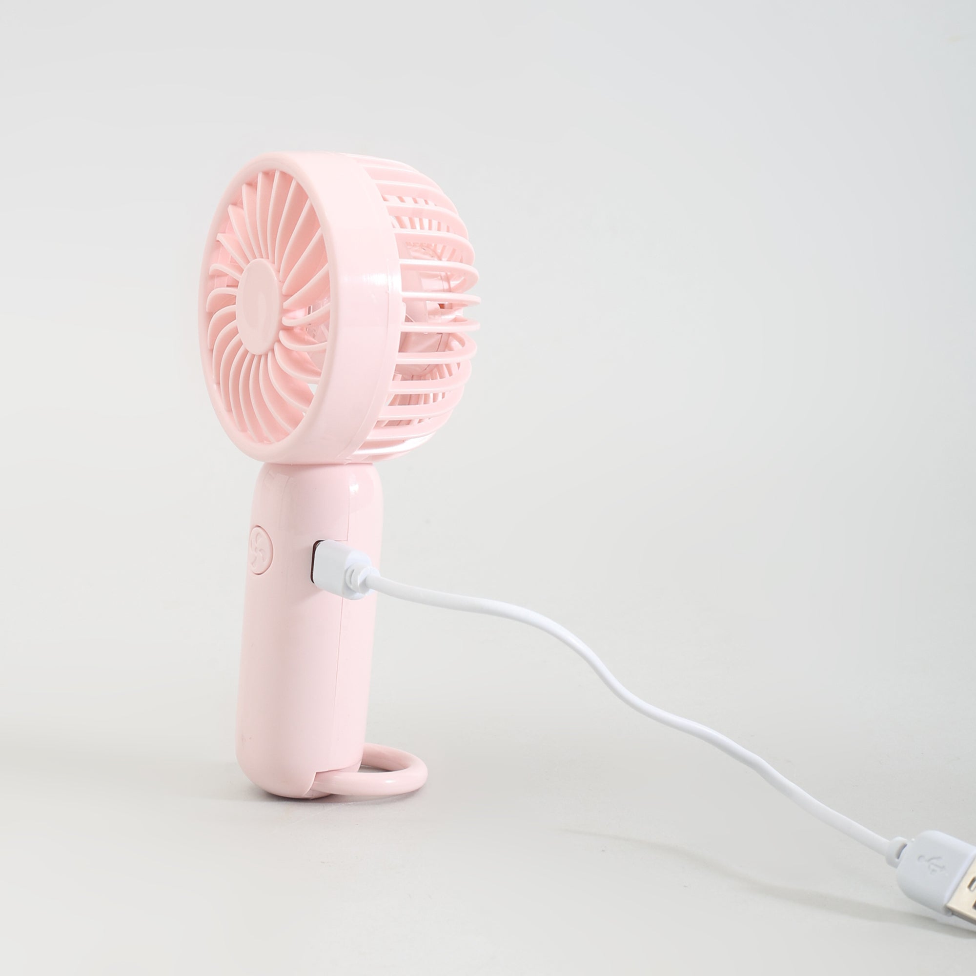 Mumuso Super Cute  Minimalist Pink Handheld USB Fan