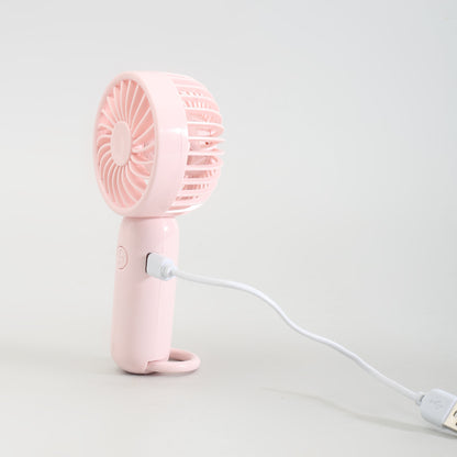 Mumuso Super Cute  Minimalist Pink Handheld USB Fan