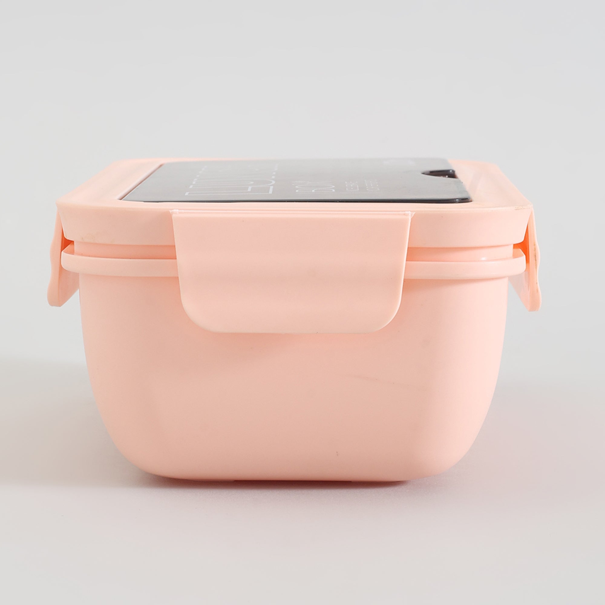Pink Lunch Box with Fork &amp; Spoon