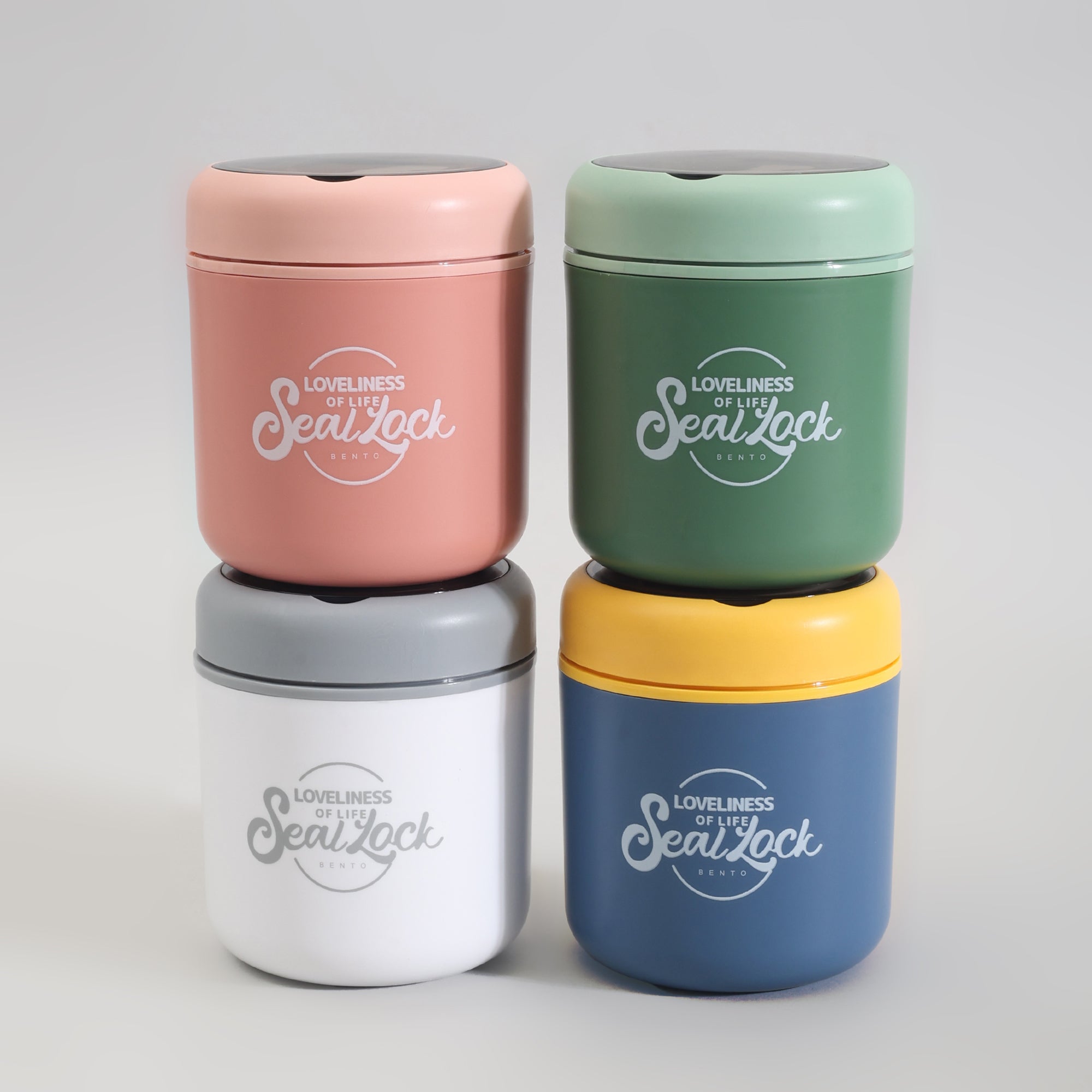 Insulated Large Lunch Box with Cutlery &amp; Transparent Lid- Assorted Colours!