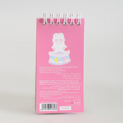 Mumuso Spiral Sticker Book - Dessert Designs/50 Sheets