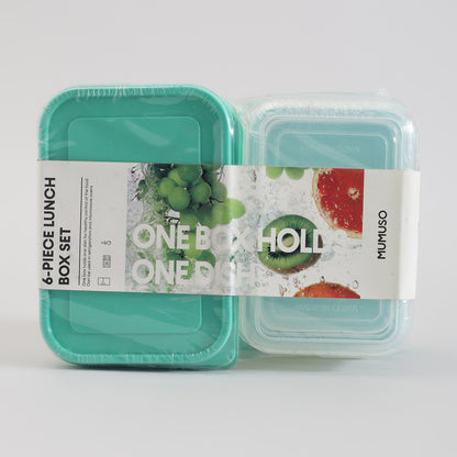 Perfect Pack MUMUSO 6-Piece Lunch Box Set