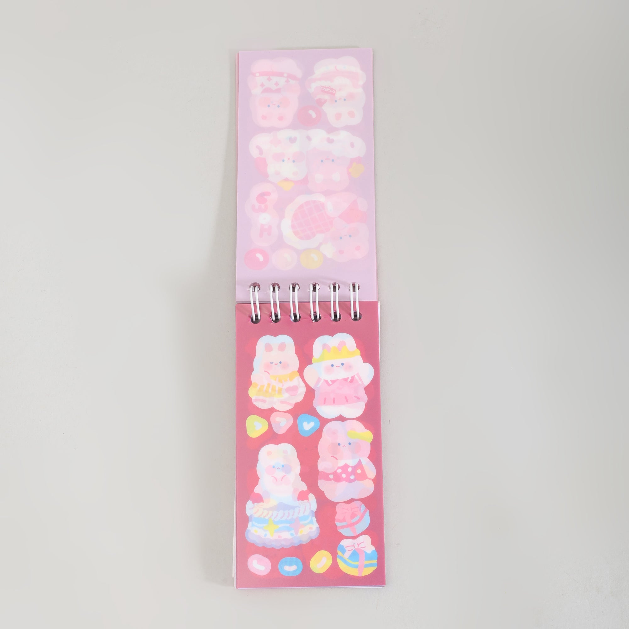 Mumuso Spiral Sticker Book - Dessert Designs/50 Sheets