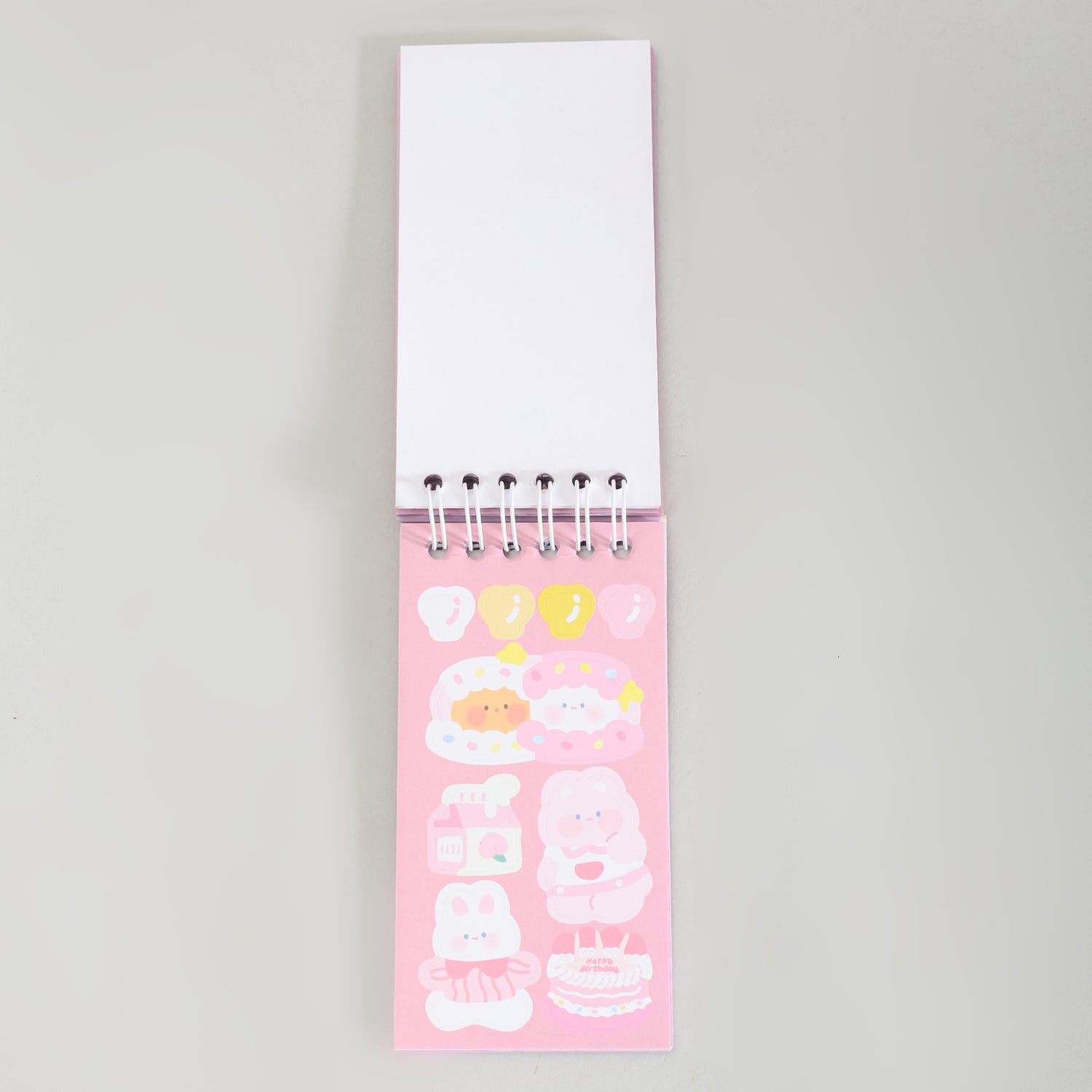 Mumuso Spiral Sticker Book - Dessert Designs/50 Sheets