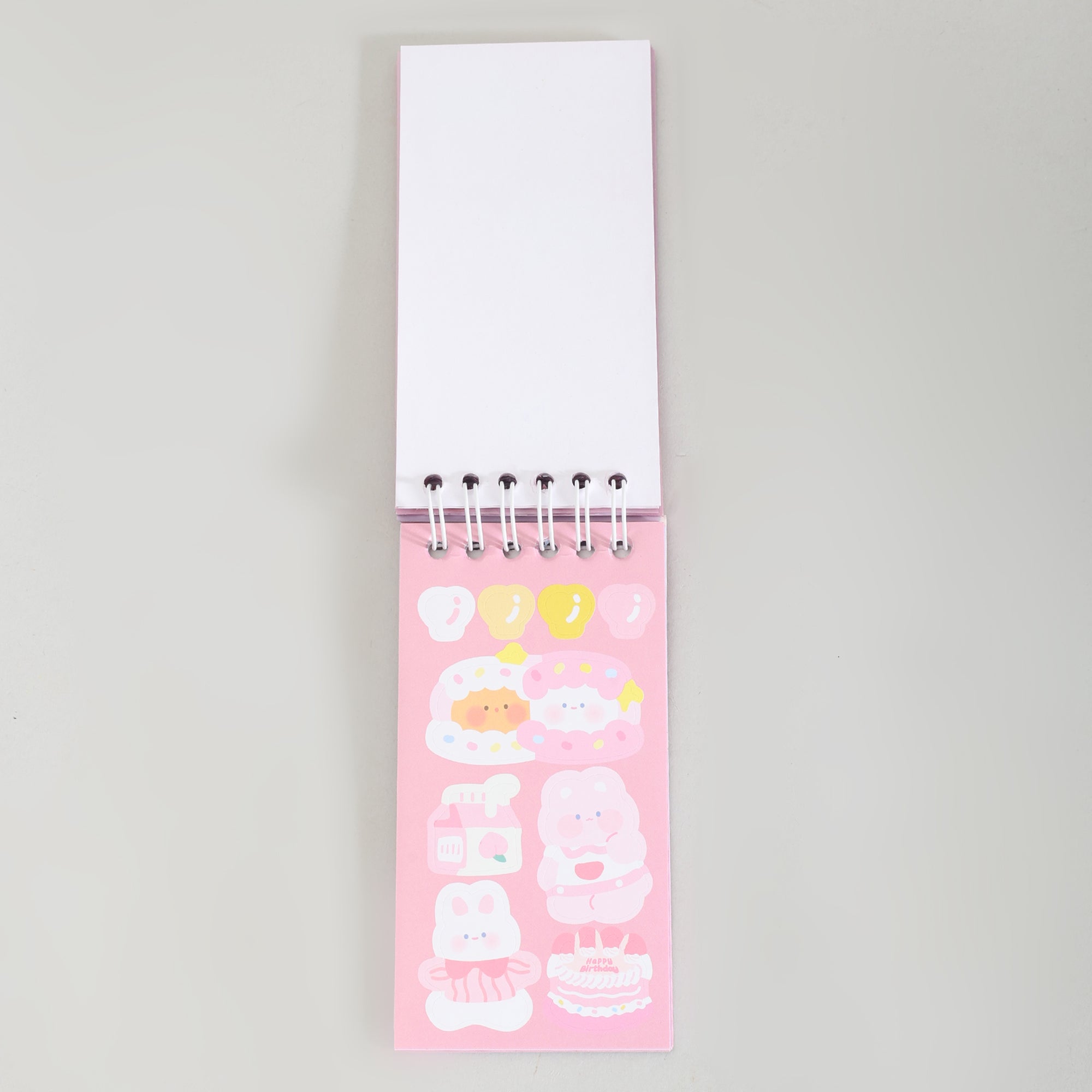Mumuso Spiral Sticker Book - Dessert Designs/50 Sheets