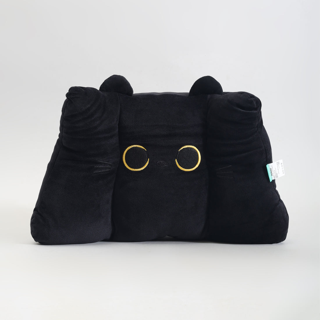 MUMUSO Black Cat Plush Backrest Pillow- Premium Quality
