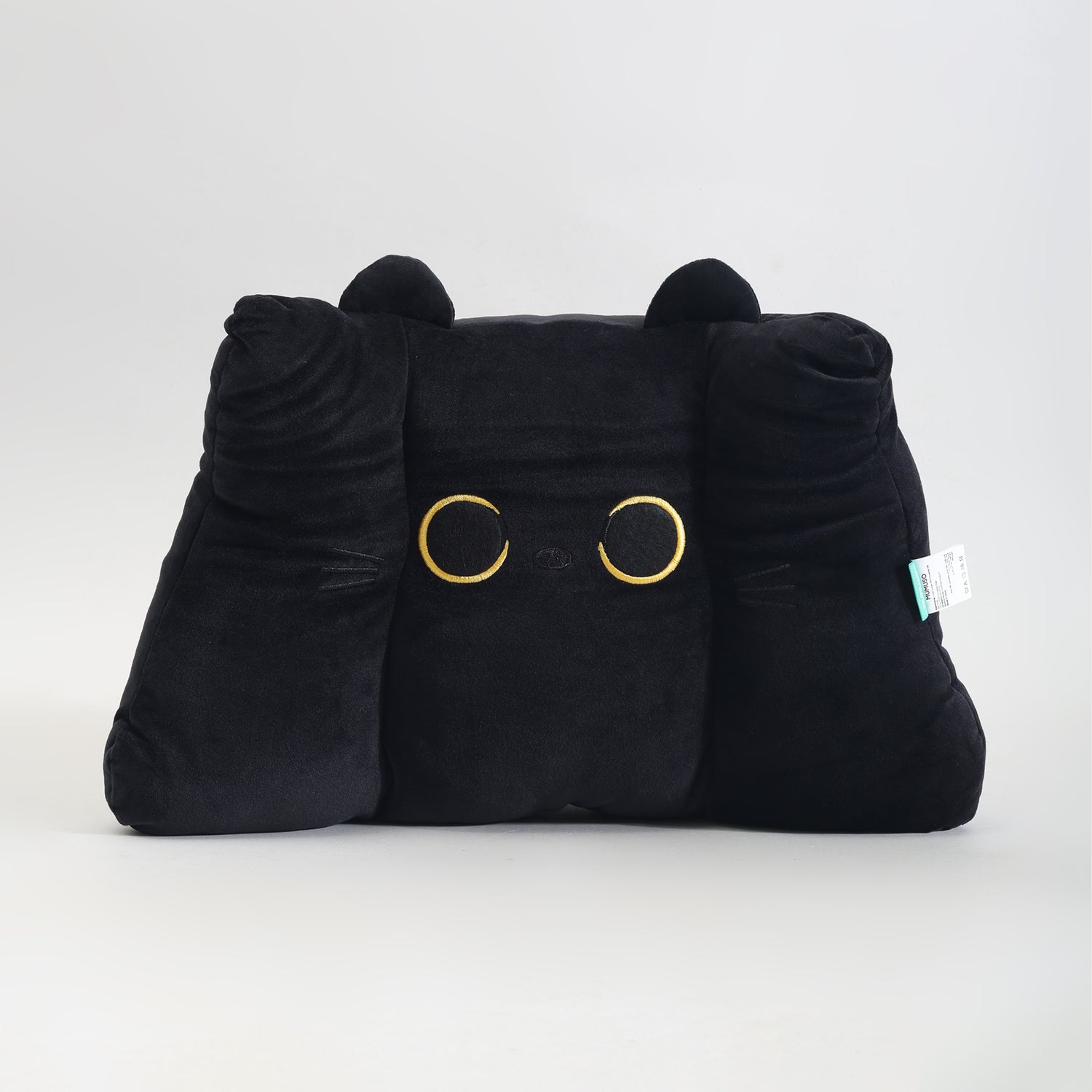 MUMUSO Black Cat Plush Backrest Pillow- Premium Quality