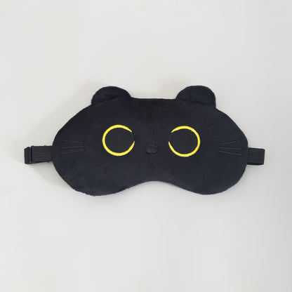 Mumuso Black Cat  Light- Blocking Sleeping Eye Mask