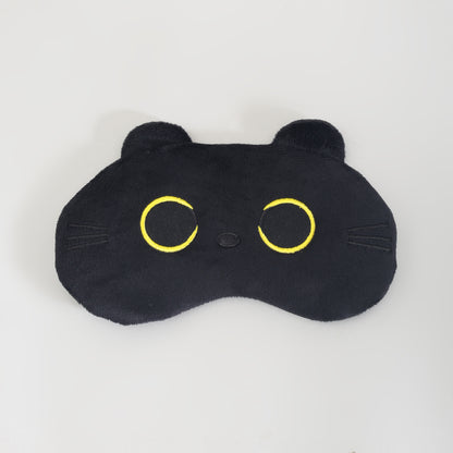 Mumuso Black Cat  Light- Blocking Sleeping Eye Mask