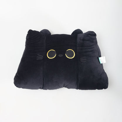 MUMUSO Black Cat Plush Backrest Pillow- Premium Quality