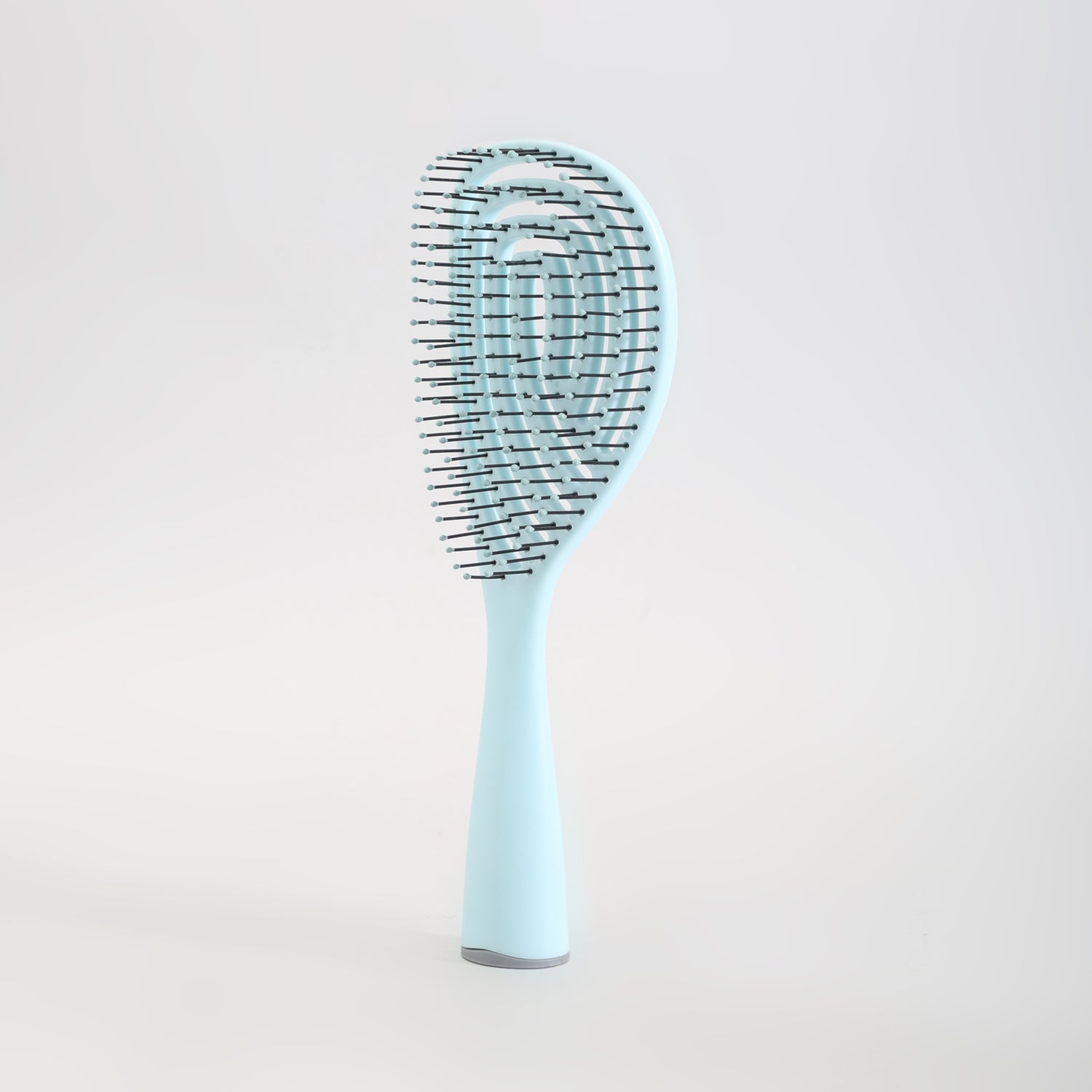 Mumuso Hollowed-Out Detangling Hair Brush-  Blue