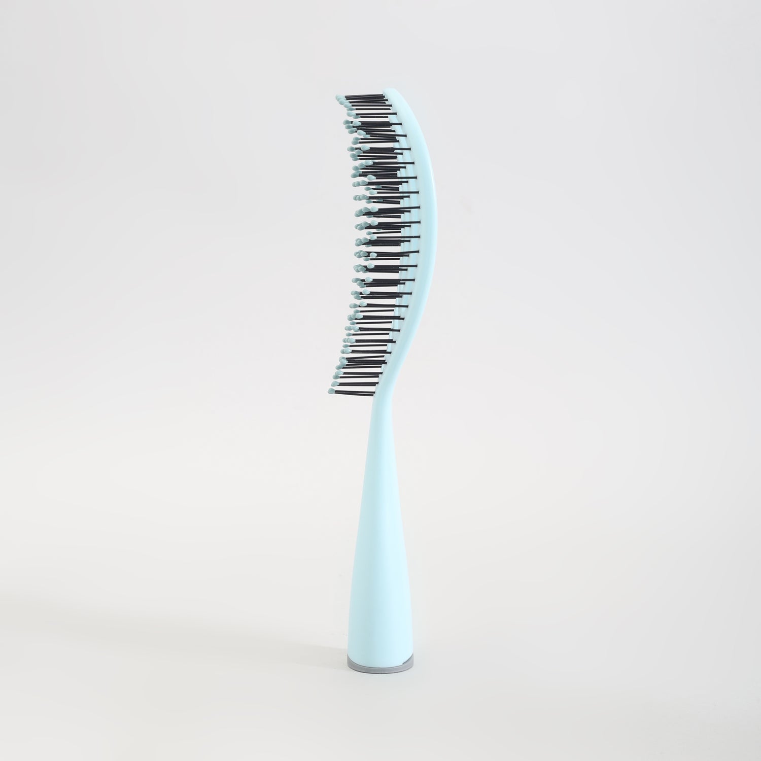 Mumuso Hollowed-Out Detangling Hair Brush-  Blue