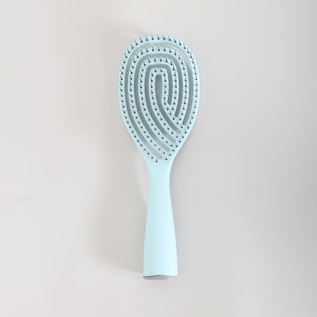 Mumuso Hollowed-Out Detangling Hair Brush-  Blue