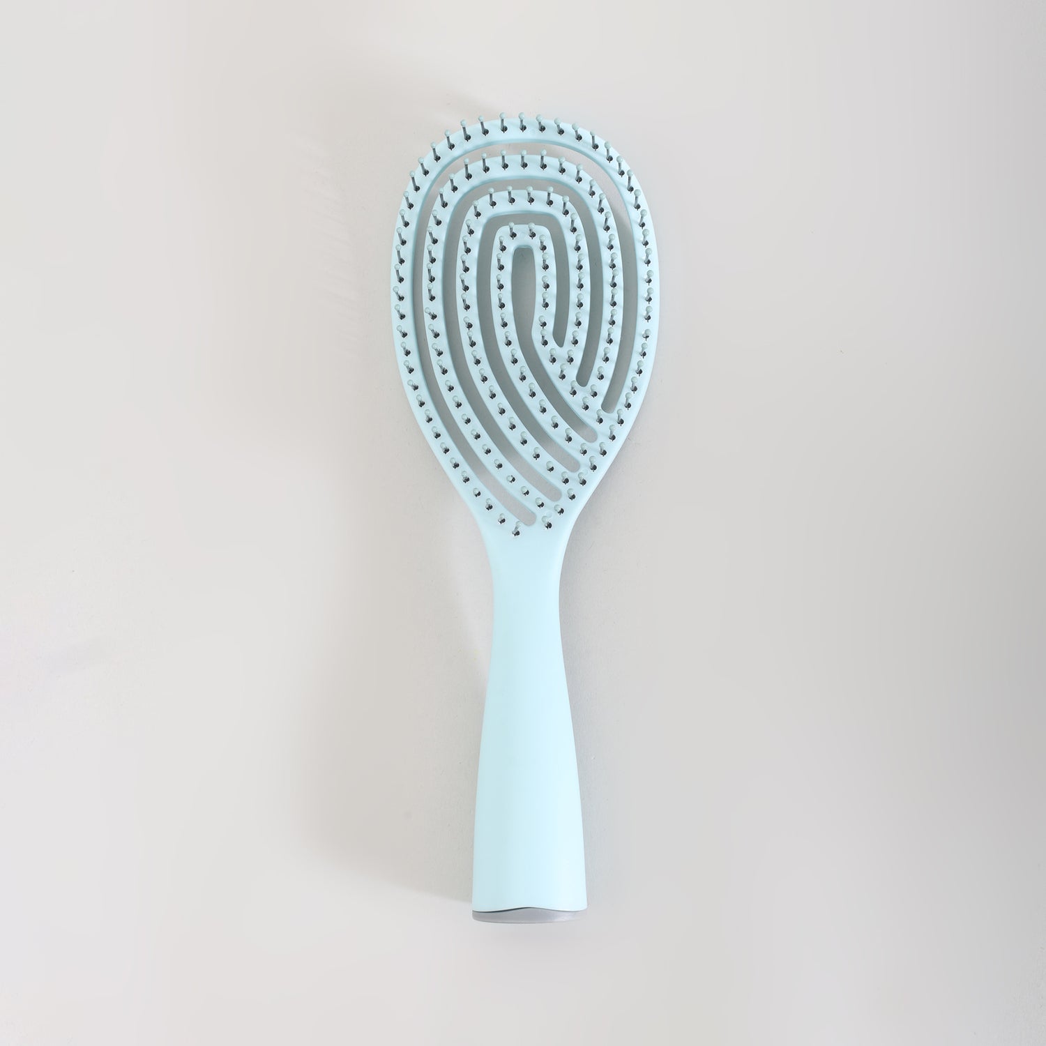 Mumuso Hollowed-Out Detangling Hair Brush-  Blue