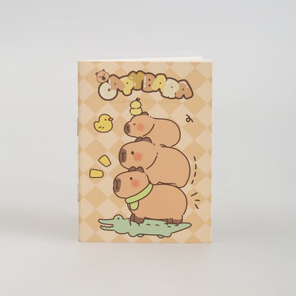 Cute Capybara Single- Lined Notebook