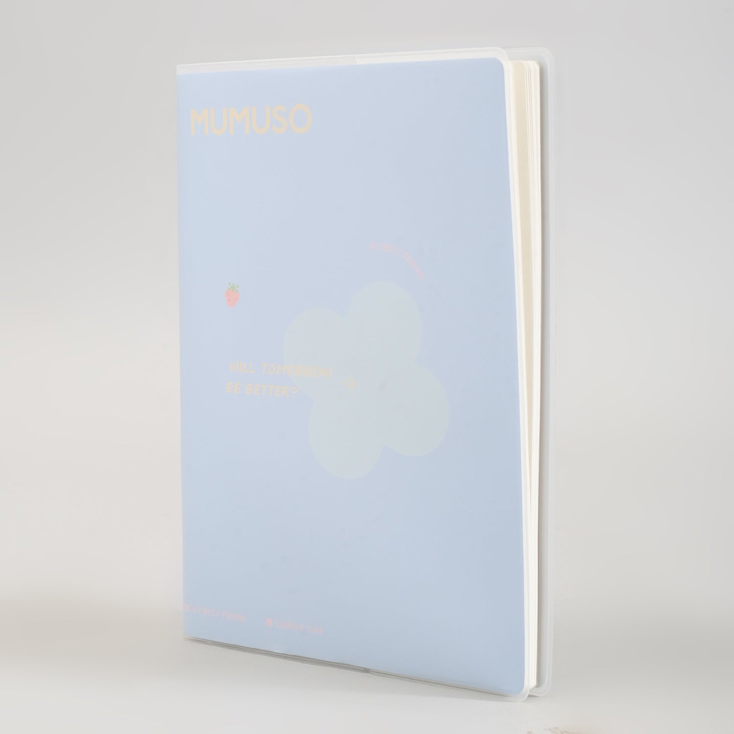 Mumuso A5 Notebook with Frosted Cover: Single Lined