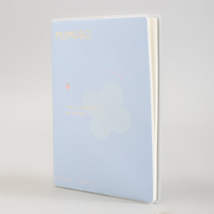 Mumuso A5 Notebook with Frosted Cover: Single Lined