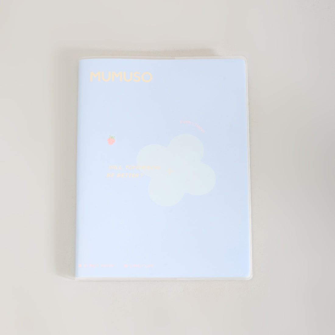 Mumuso A5 Notebook with Frosted Cover: Single Lined