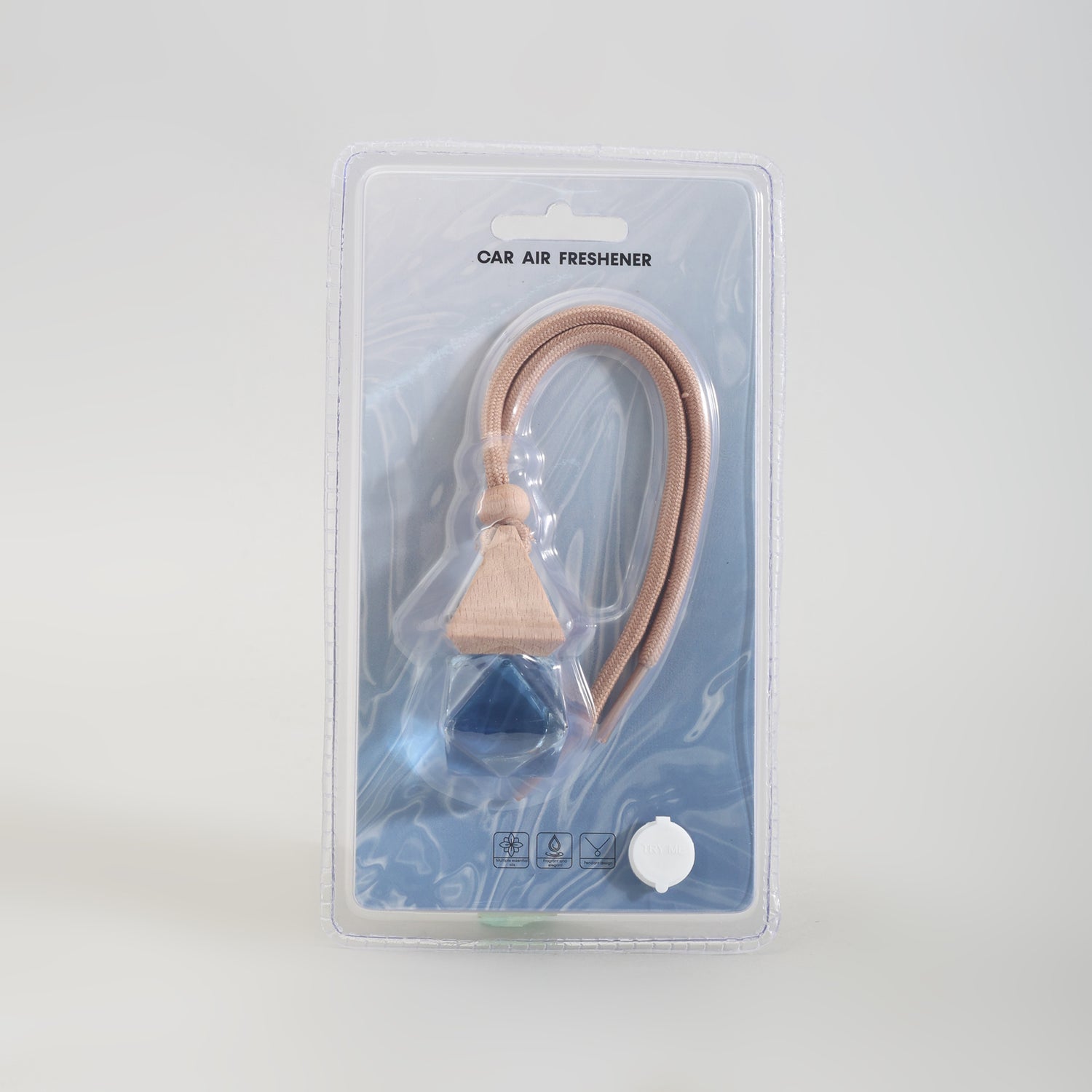 Hanging Car Air Freshener : Purple/ Blue