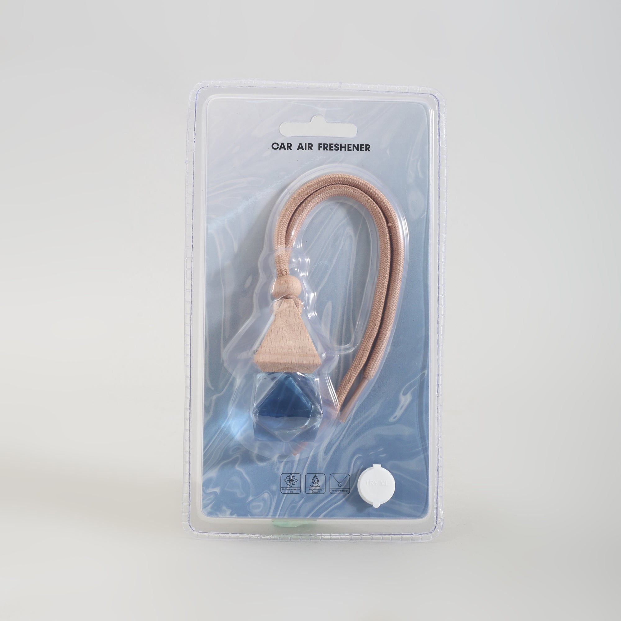 Hanging Car Air Freshener : Purple/ Blue