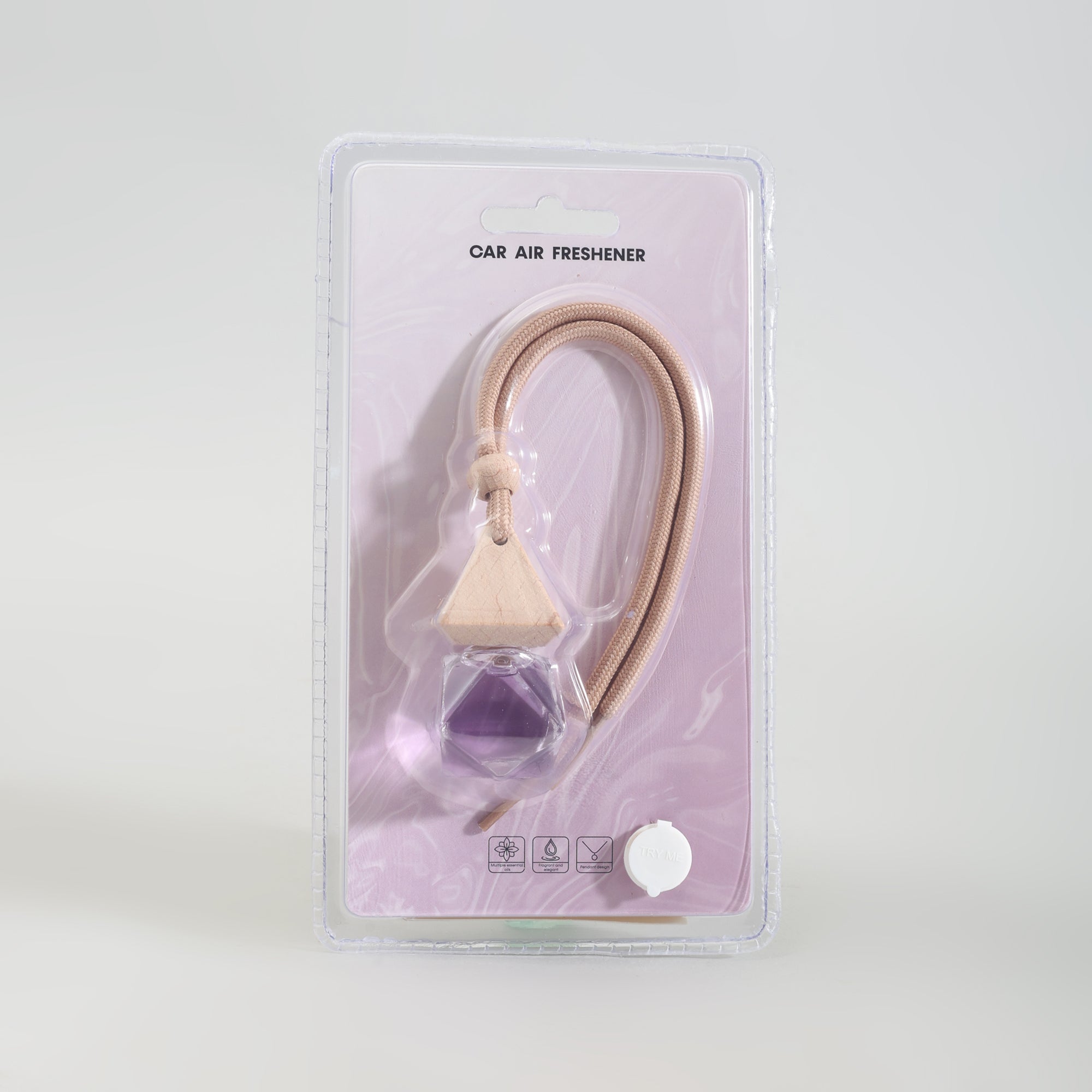 Hanging Car Air Freshener : Purple/ Blue