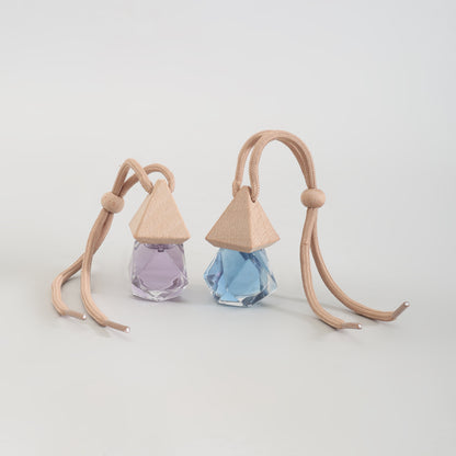 Hanging Car Air Freshener : Purple/ Blue