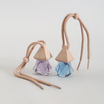 Hanging Car Air Freshener : Purple/ Blue