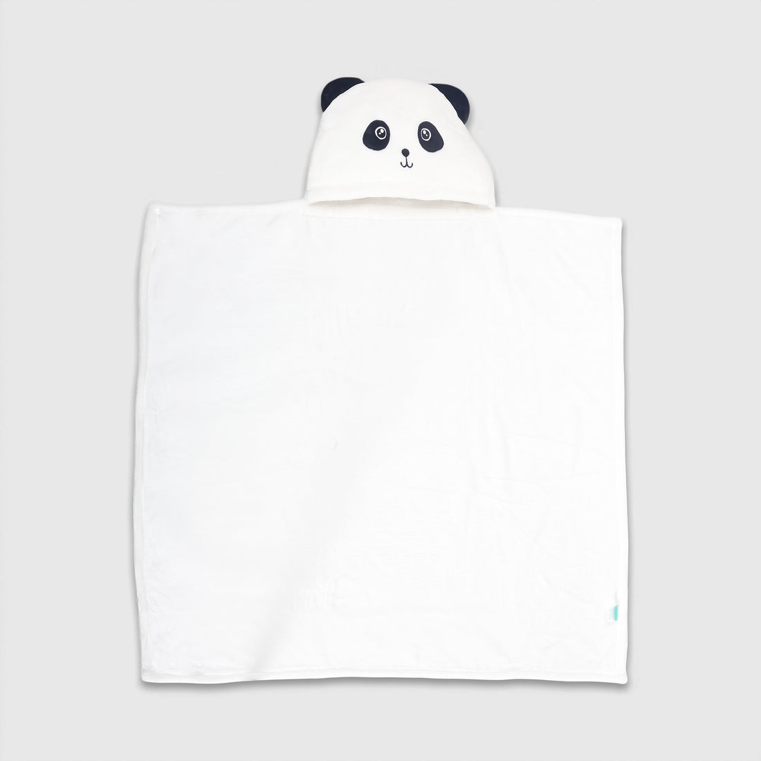 Cute Panda Hooded Cape Blanket - Black &amp; White