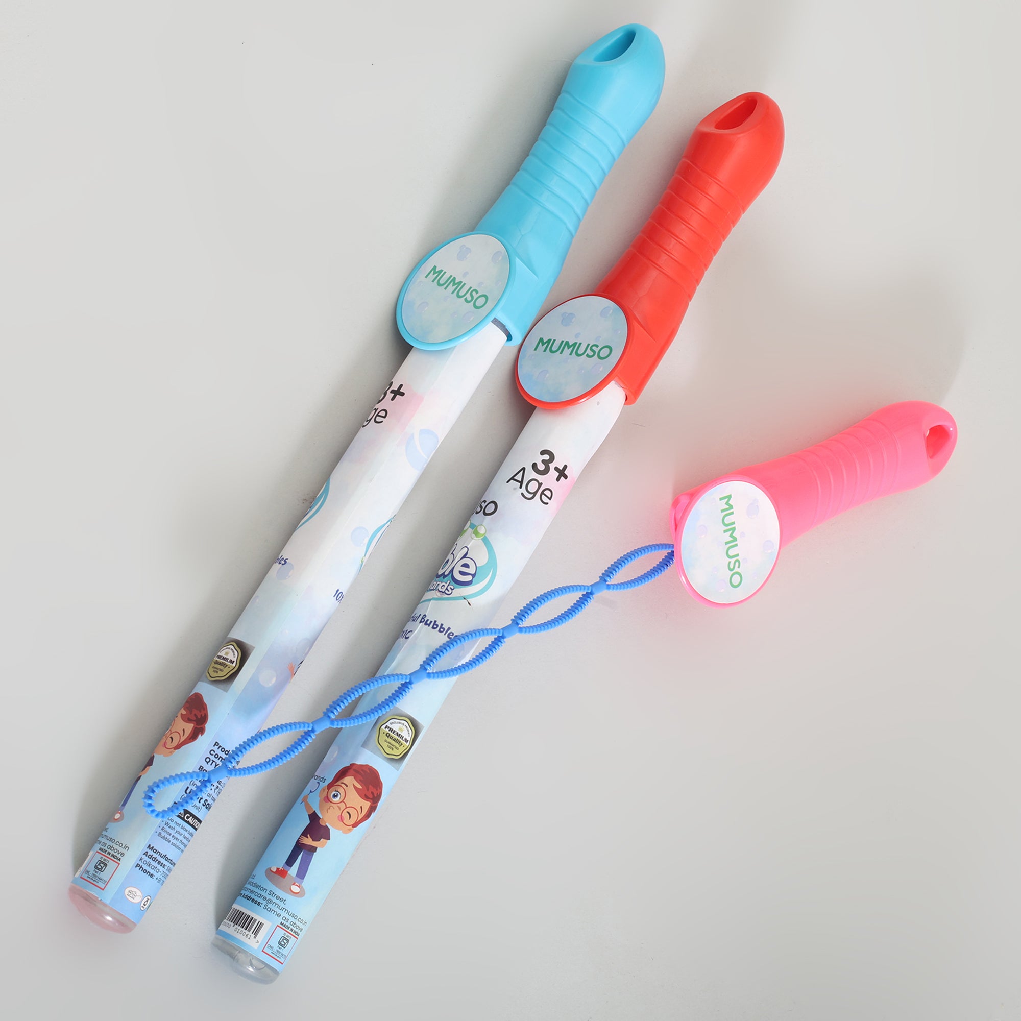 Mumuso Kids Bubble Wand Toy- Assorted Colours