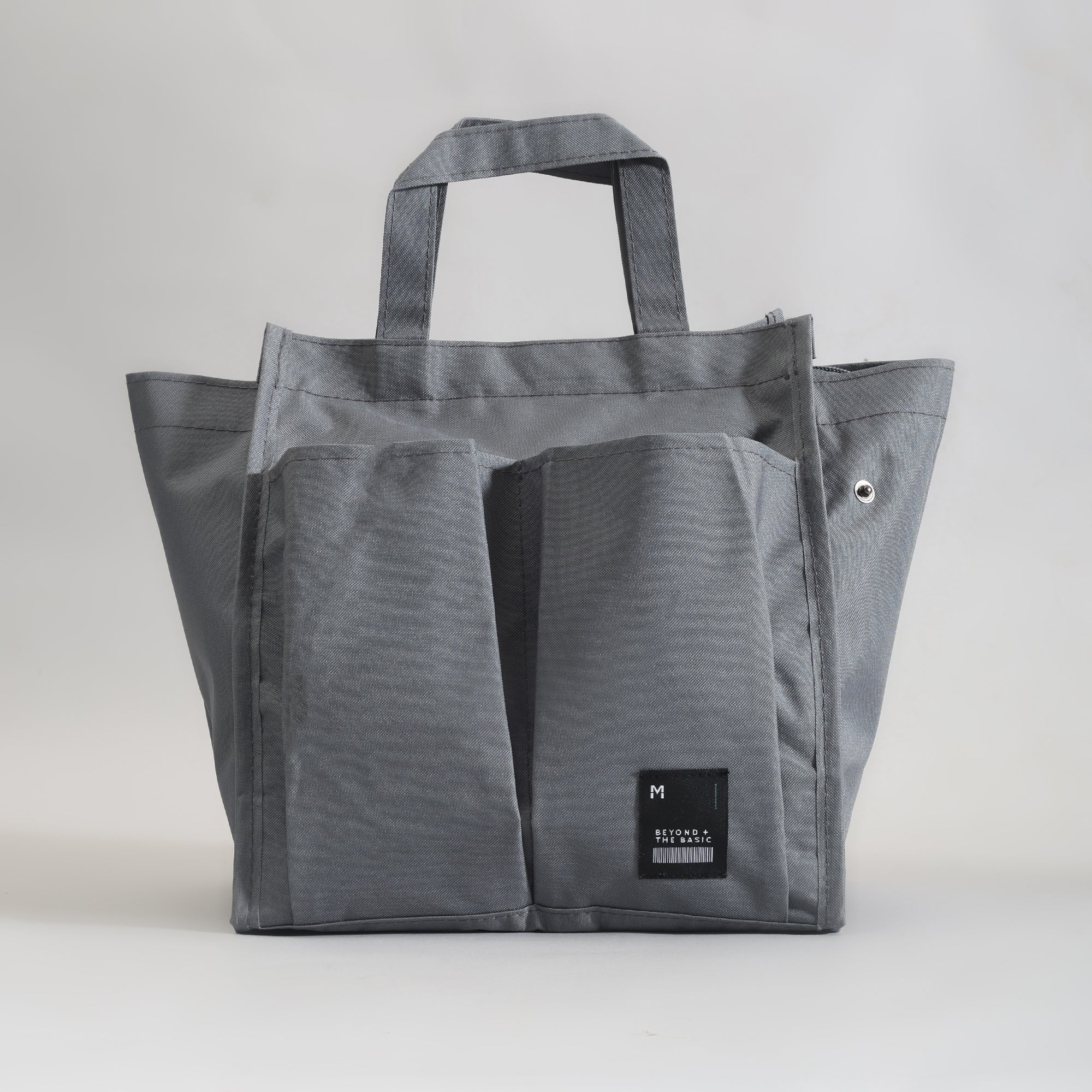 Portable Insulated Lunch Bag - Large Capacity/Grey