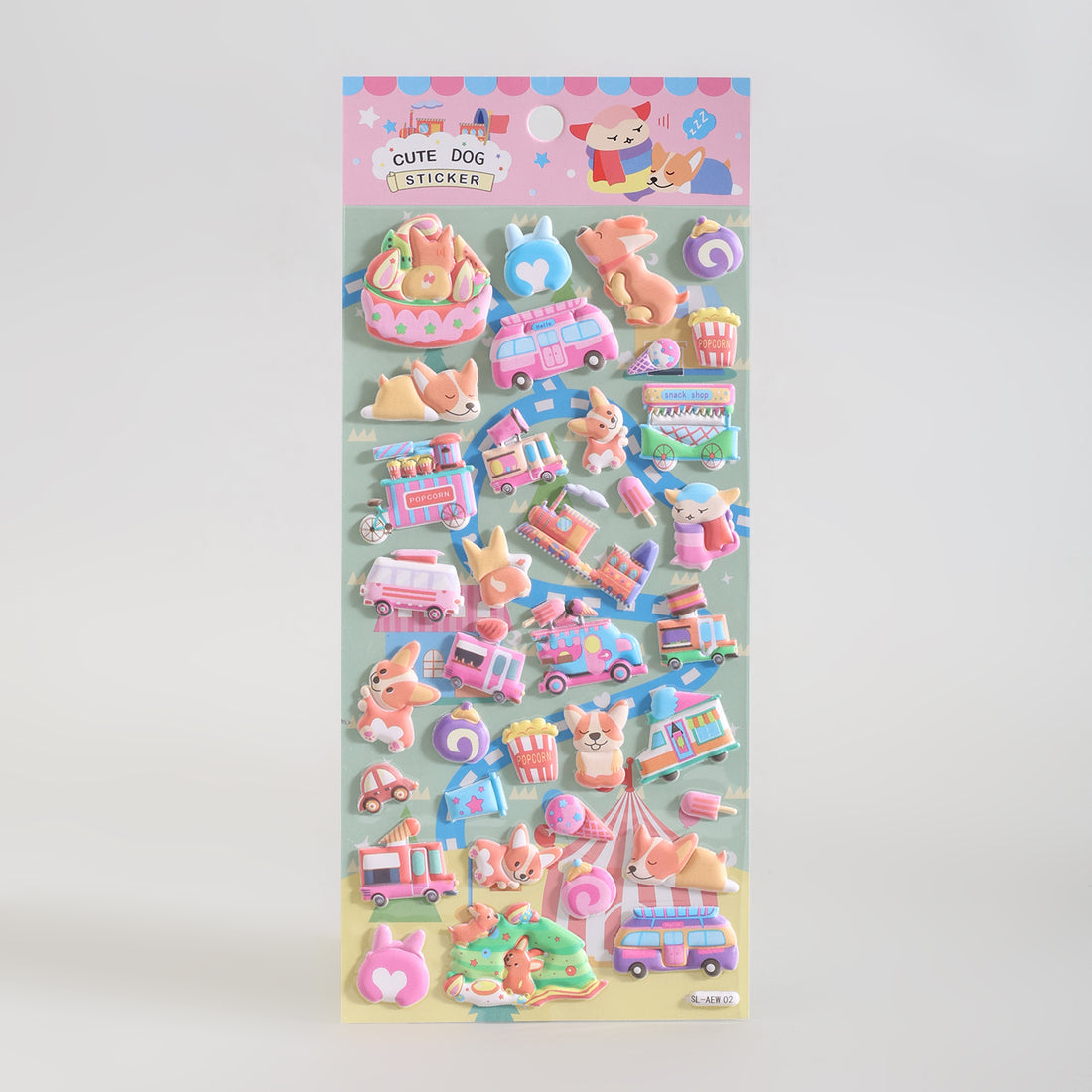 Mumuso Cute Puffy Stickers for Dog Lovers!