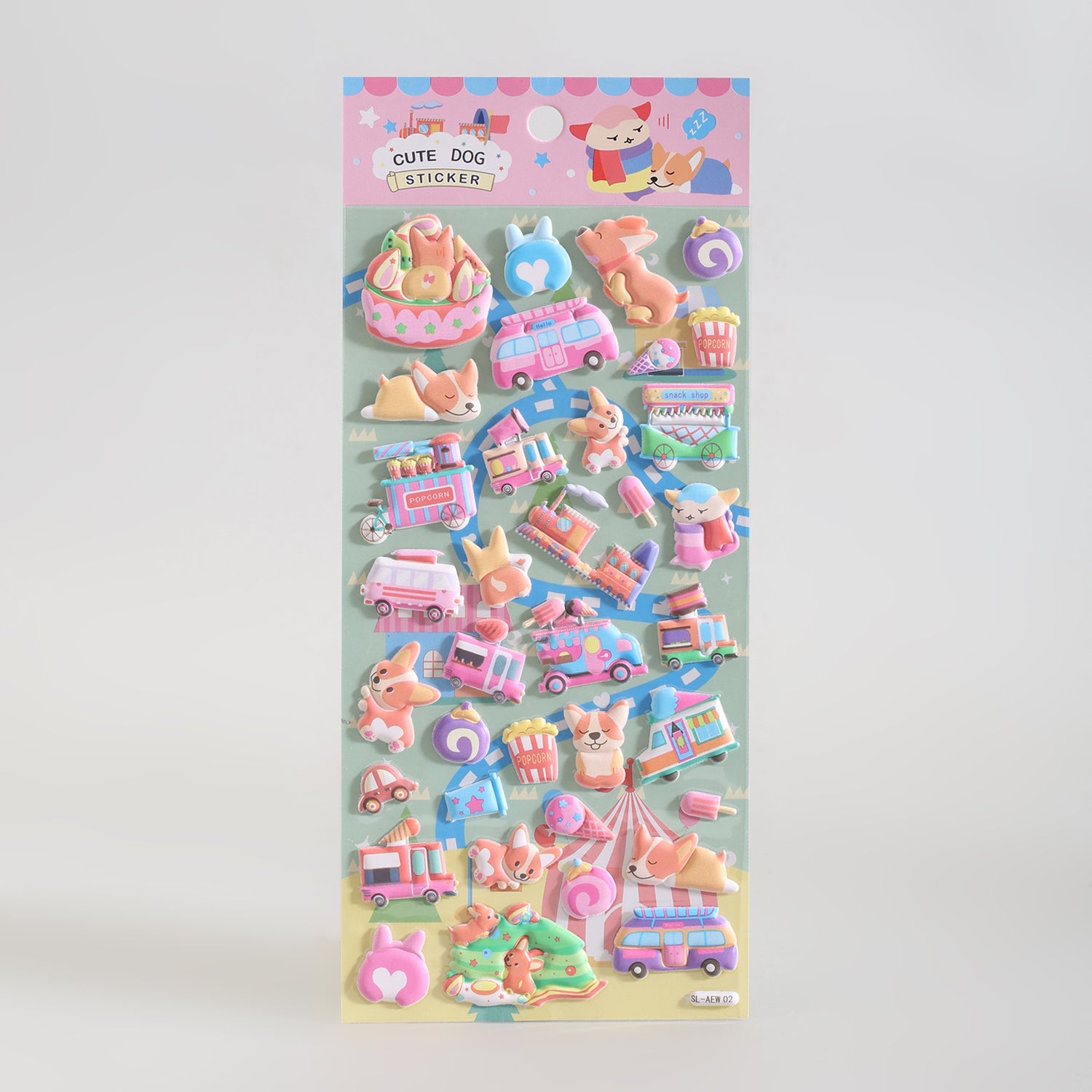 Mumuso Cute Puffy Stickers for Dog Lovers!