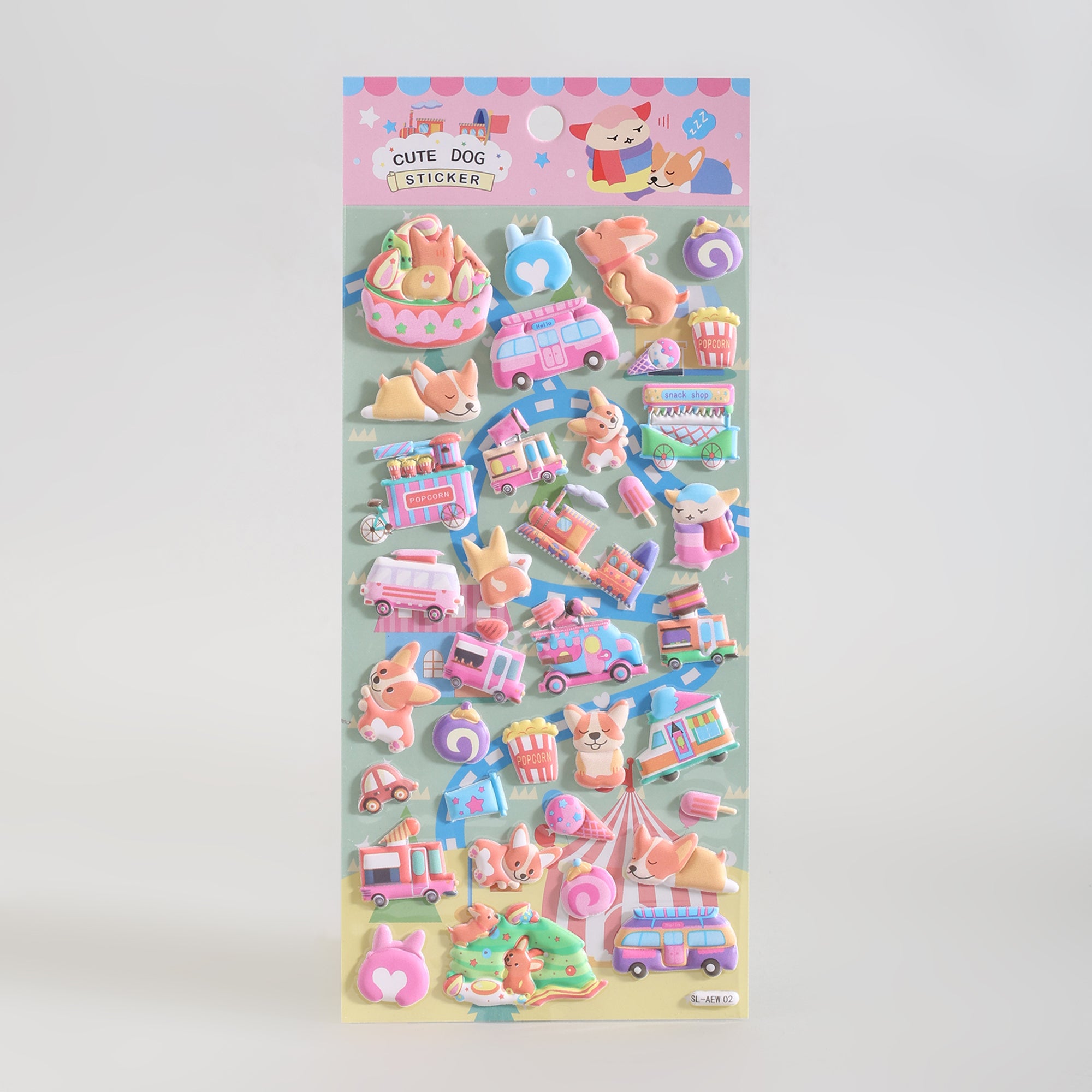 Mumuso Cute Puffy Stickers for Dog Lovers!