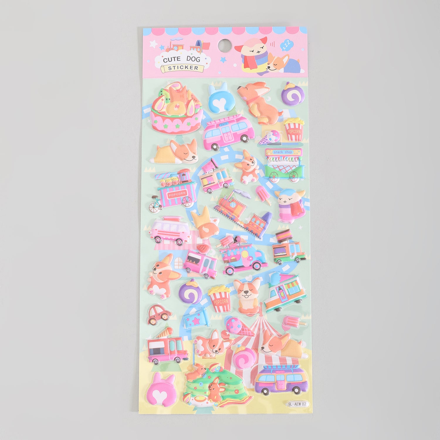Mumuso Cute Puffy Stickers for Dog Lovers!
